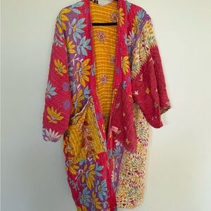Floral WanderBird Kimono